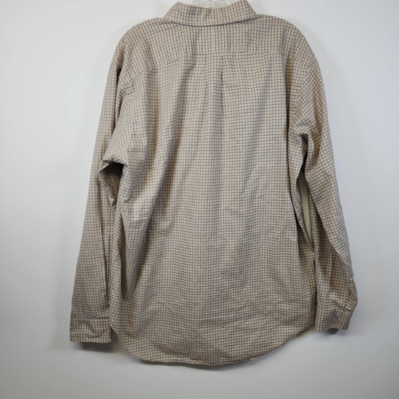 Ralph Lauren Shirt Mens Large Long Sleeve White Purple Plaid Preppy Button Down - Picture 5 of 8